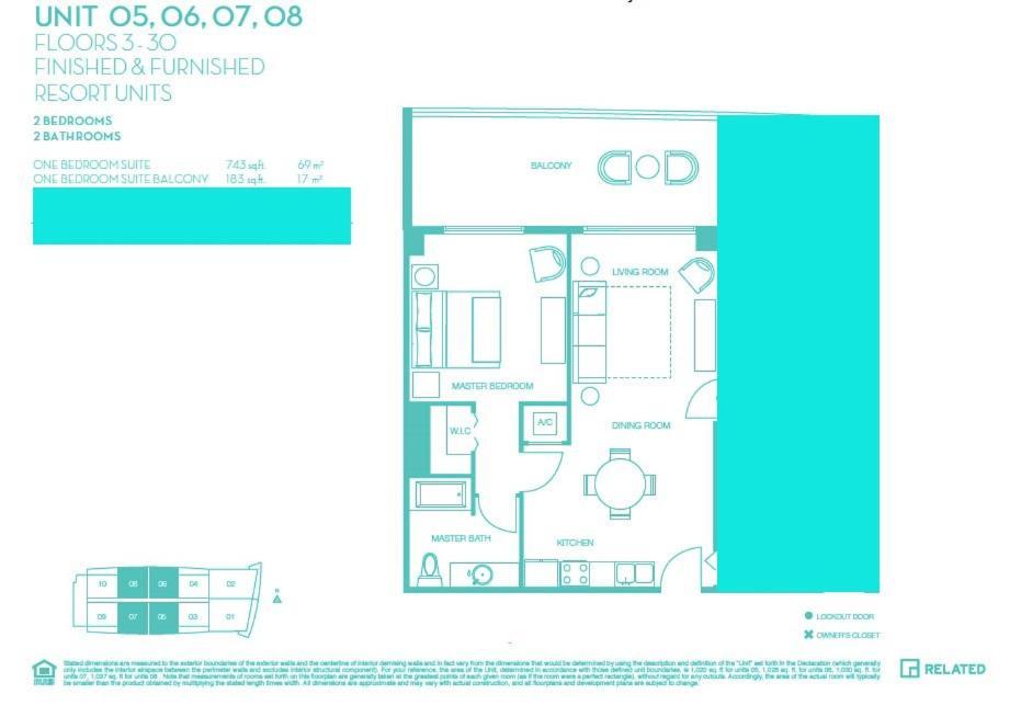 הלנדל ביץ' Modern One Bedroom Rental At Beach Walk Resort Miami 18Th Floor מראה חיצוני תמונה